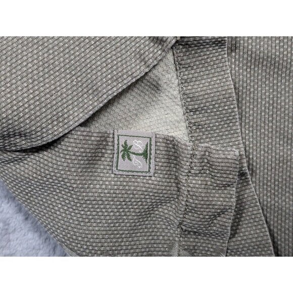 Tommy Bahama Button Up Shirt Men XL Beige 100% Silk Original Fit Hawaiian Floral - Picture 5 of 10